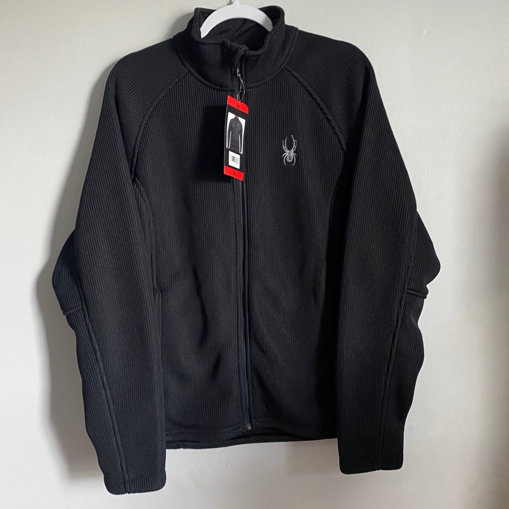 Spyder Steller Full Zip Jacket for Men Black Med